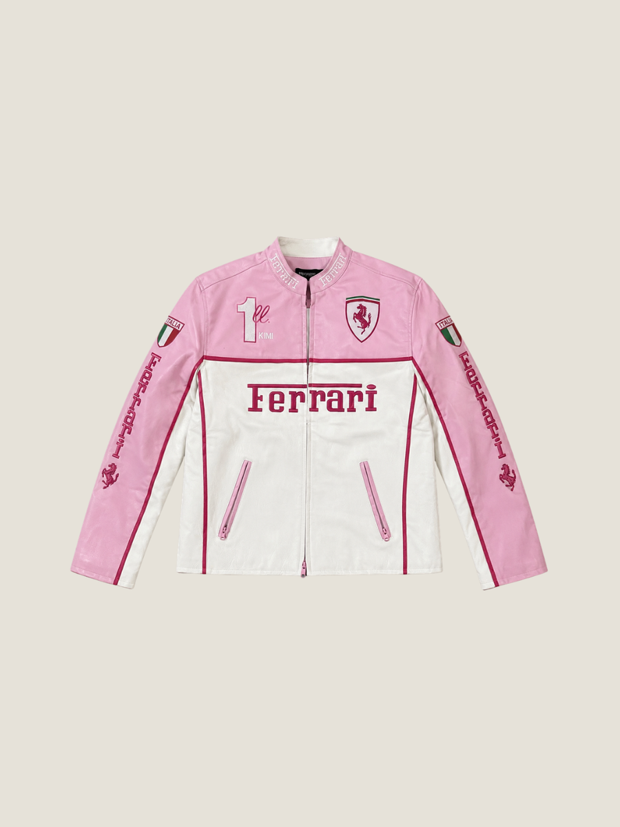 Ferrari Racing Faux Leather Jacket