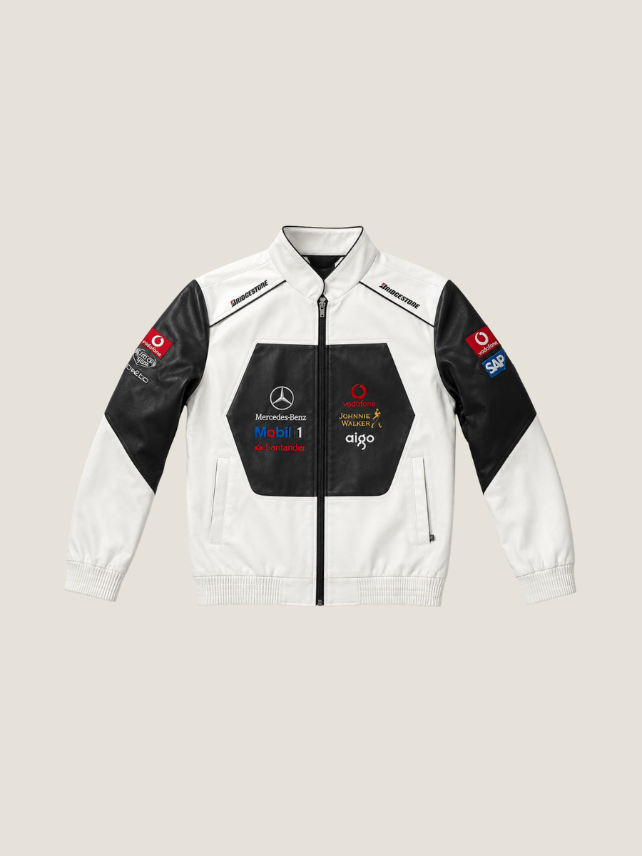 Mercedes Benz Faux Leather Jacket
