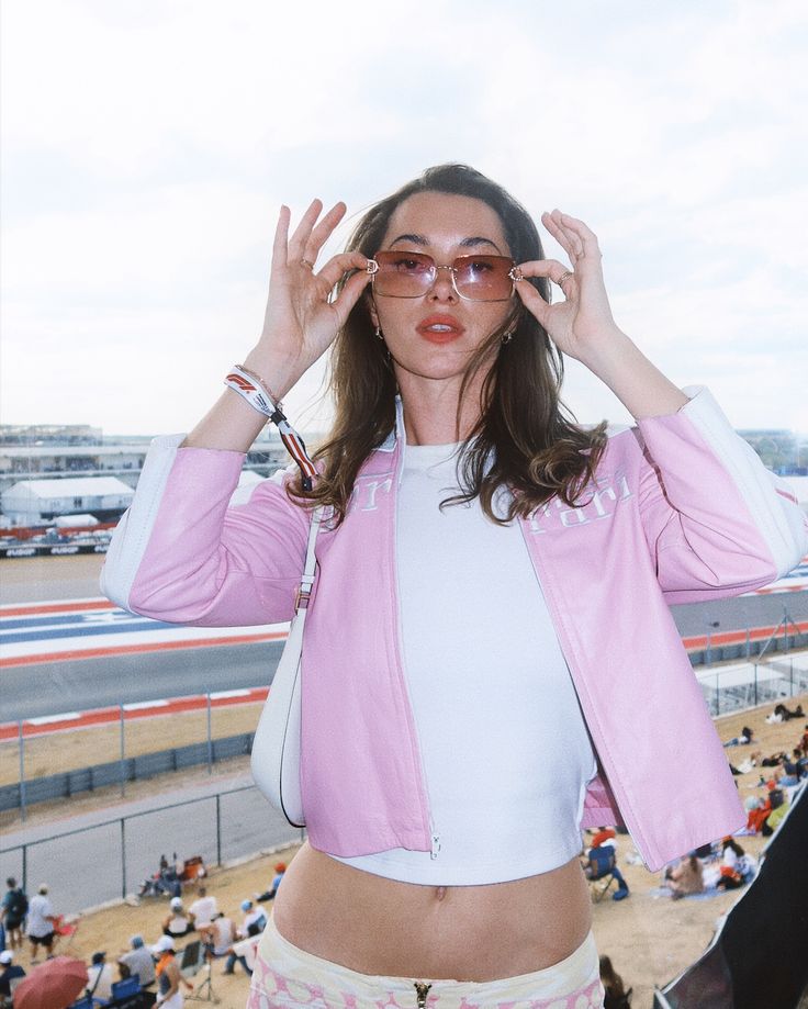 Ferrari pink jacket